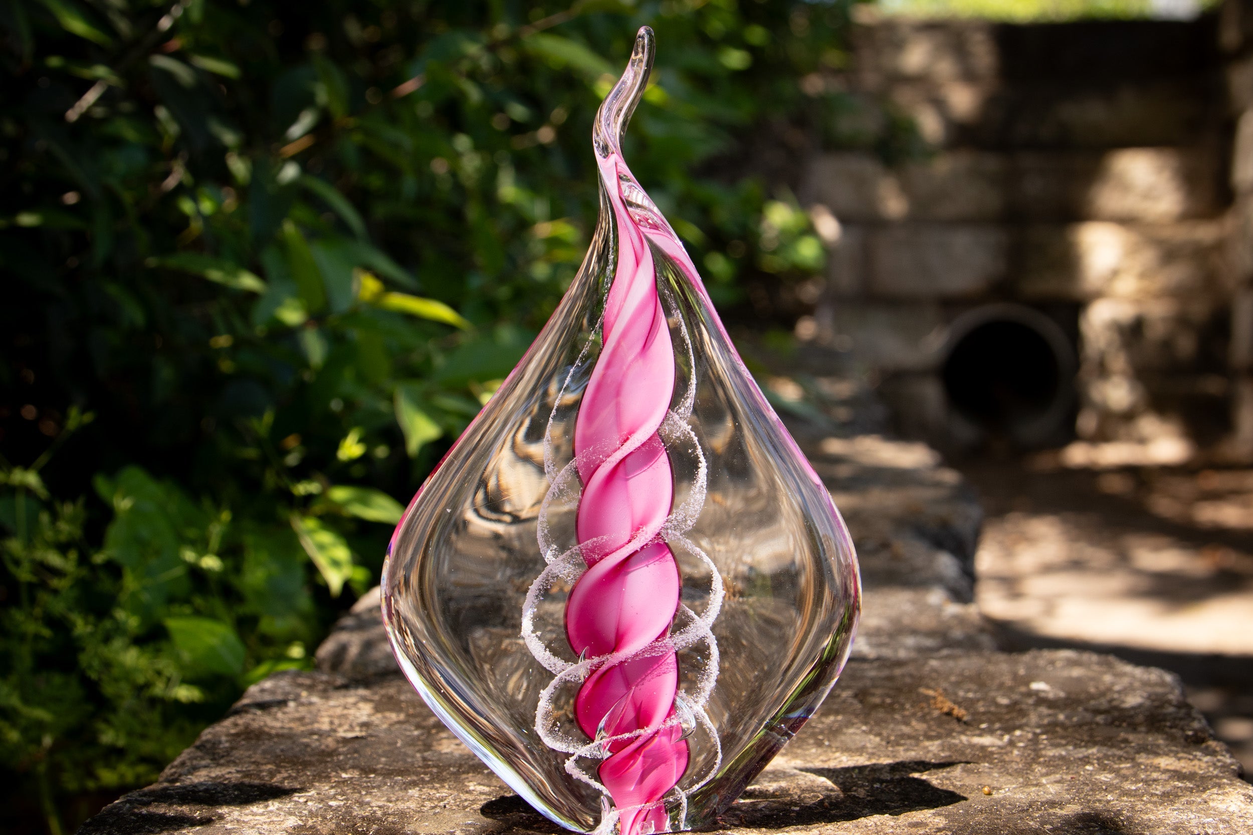 Flames with Cremation Ash
