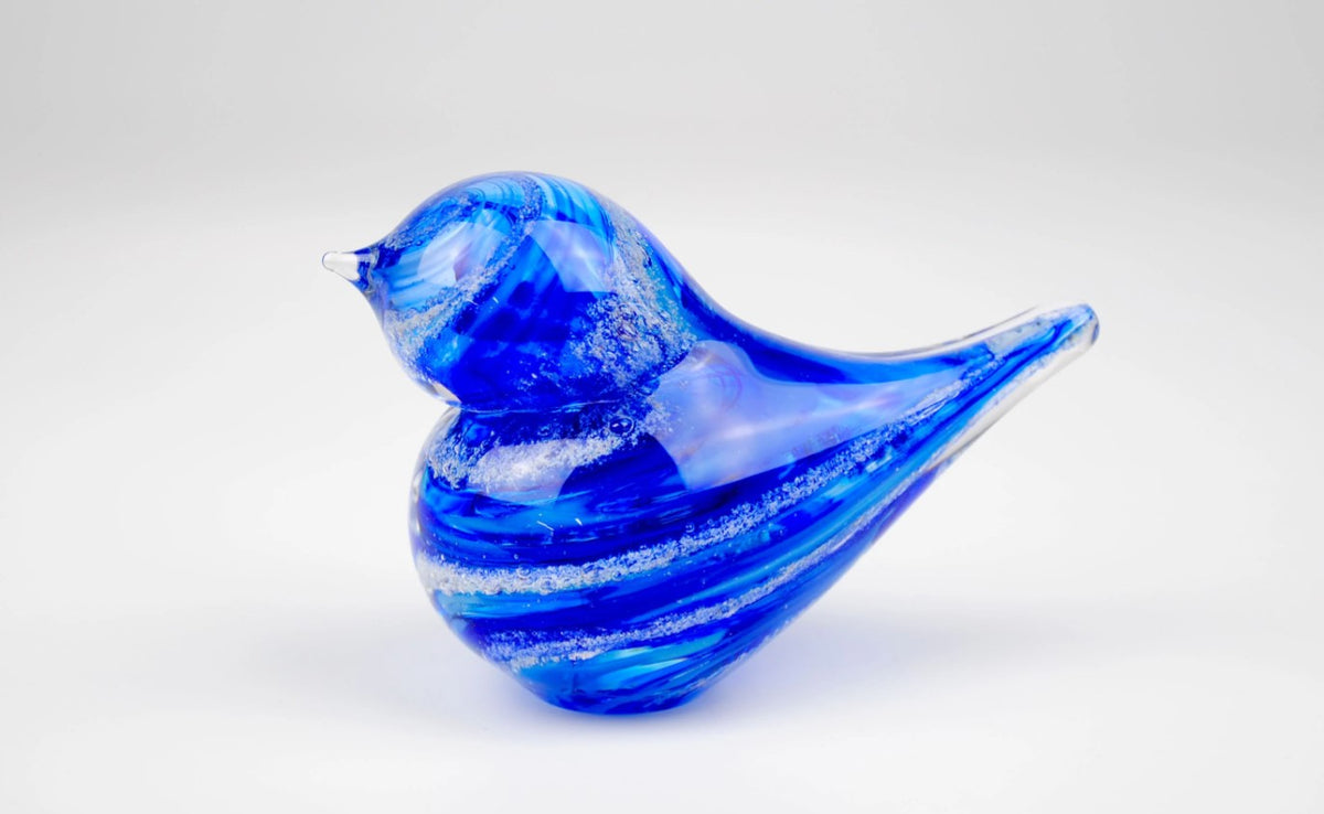Colorful Bird with Cremation Ash