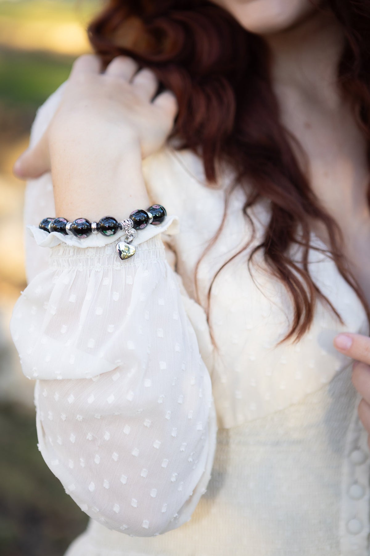 cremation bracelet with ashes